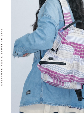 SONDER SHOP OFFWINTER 太空系列火箭包 格纹双肩包 休闲日常通勤