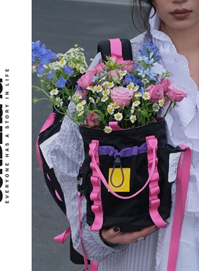 OFFWINTER航空系列X魔女多功能托特包户外撞色手提斜挎徒步电脑包