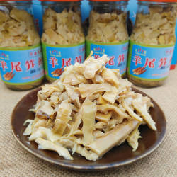 宁波奉化特产油焖笋羊尾笋干 笋丝即食美味麻油笋凉拌下饭菜2瓶装