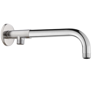 不锈钢花洒支架改造暗明装固定座淋浴室横杆洗澡堂简易顶喷头配件