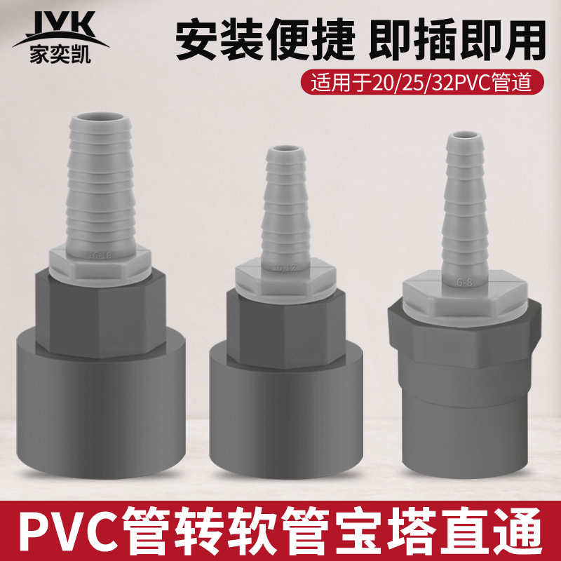 20/25/32PVC管宝塔头转接头面盆烘干机小厨宝洗衣机排水管转接头
