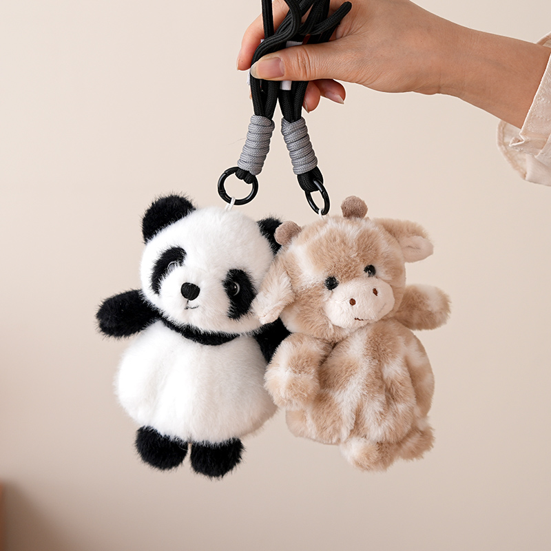 可爱豆袋解压动物挂件