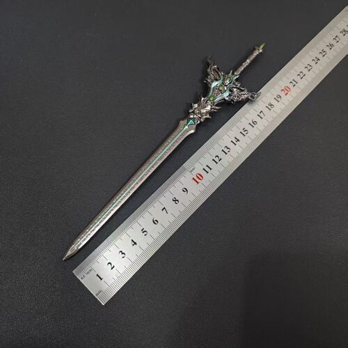 完美世界动漫周边 荒天帝石昊轮回剑同款武器金属模型摆件礼盒装