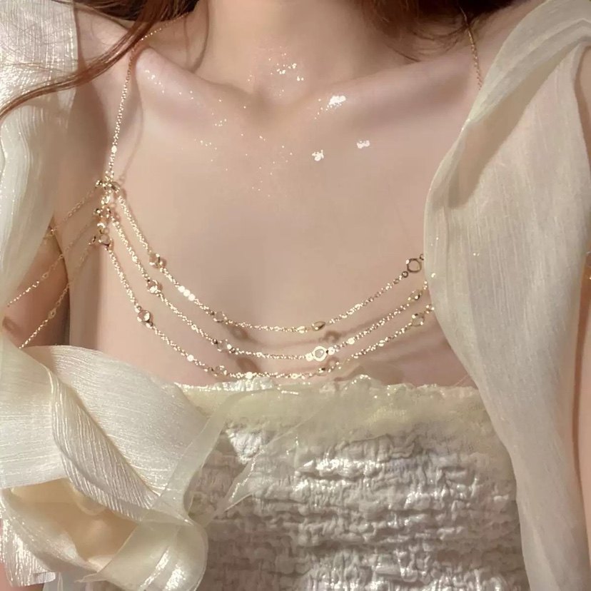 身体链女泳池颈带胸链夜店网红脖子饰品欧美项链sm光身超闪,饰品/流行首饰/时尚饰品新,项链,淘宝优惠券,粉丝福利购,淘宝优惠卷