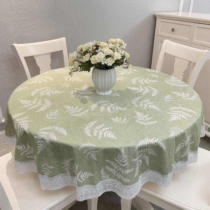 加厚圆桌布PVC材质防水防油防烫免洗环保加绒大圆形餐桌布圆台布,居家布艺,桌布,淘宝优惠券,粉丝福利购,淘宝优惠卷