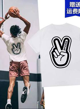 篮球运动短袖速干网眼美式高弹投篮服吸汗宽松透气夏季健身定制男