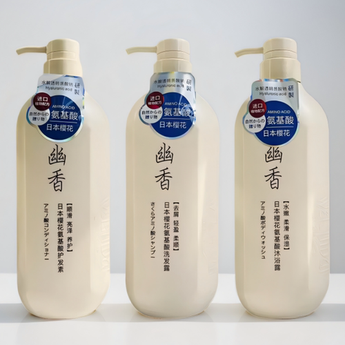 樱花氨基酸洗发露蓬松柔顺洗发水