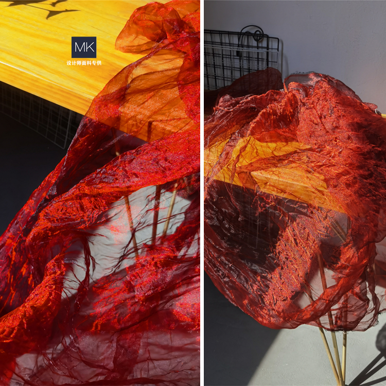 暖泰网纱服装欧美肌理