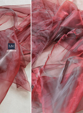 发酵果酒纯红色纱