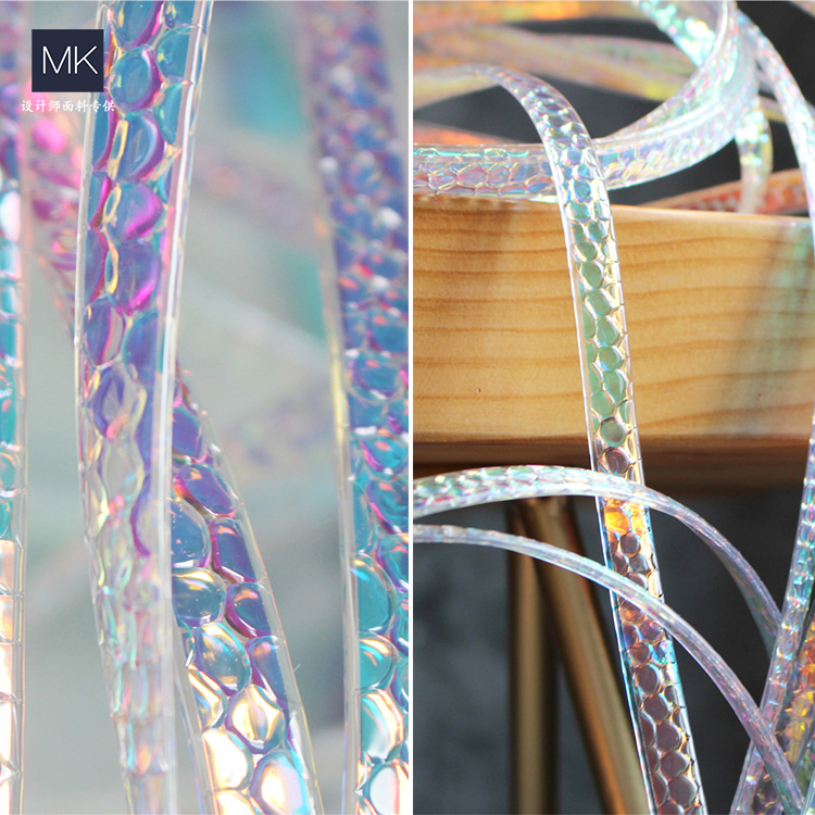 diy镭射无弹力幻彩服装辅料