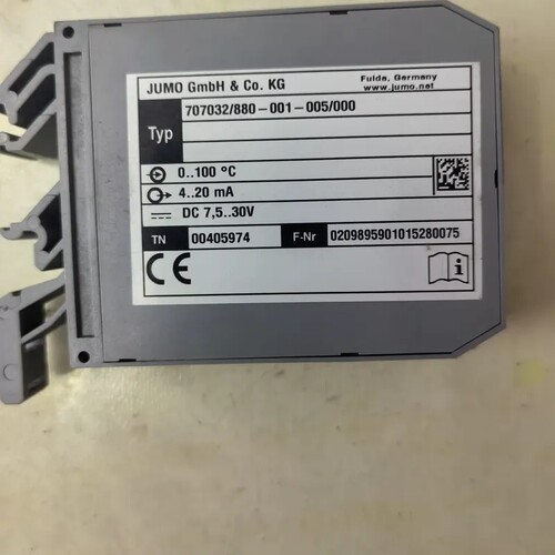 议价JUMO久茂温度变送器，型号707032/880-001-0
