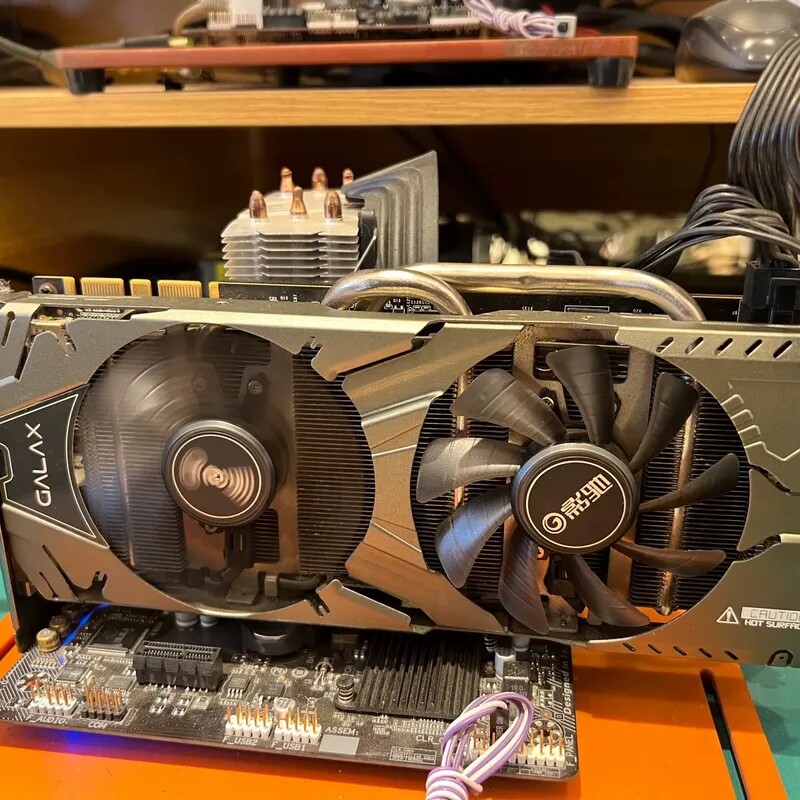 议价影驰970 4g黑将 客户换3080显卡 实物图看描述