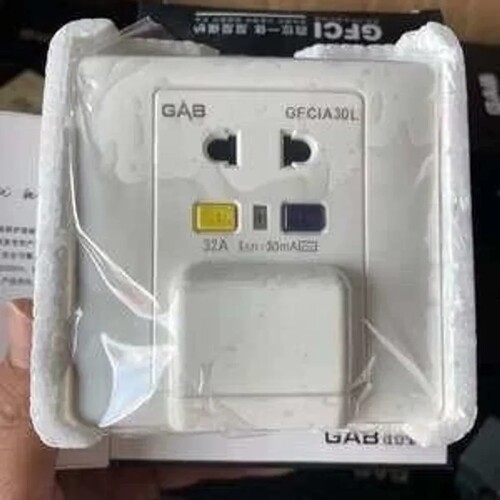 议价佳安宝32接线二孔10A插座漏电保护器器86型
