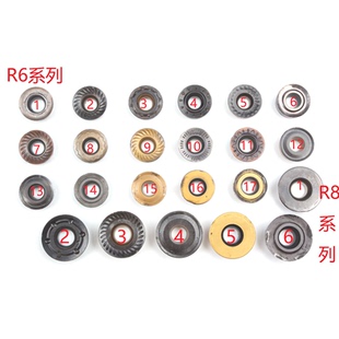 二手数控刀片R6圆刀片开粗铣刀片R8数控刀片进口圆车刀RCMT1204MO