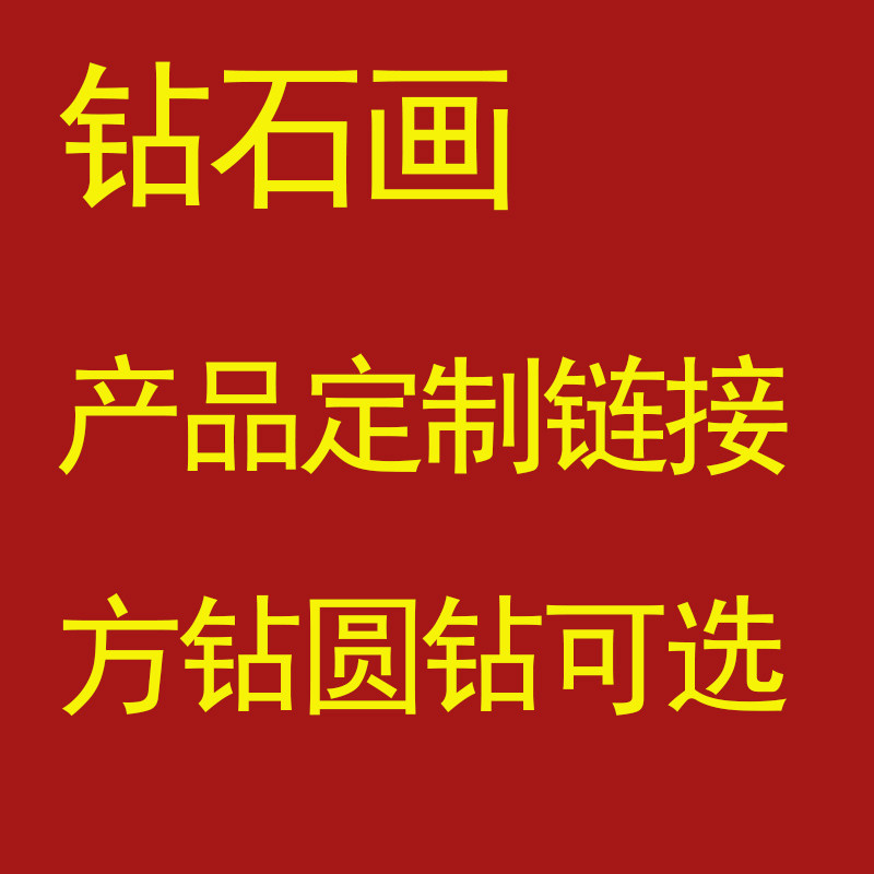 新款带框钻石画满钻方钻手工贴钻绣卡通动漫风景花卉照片定做定制