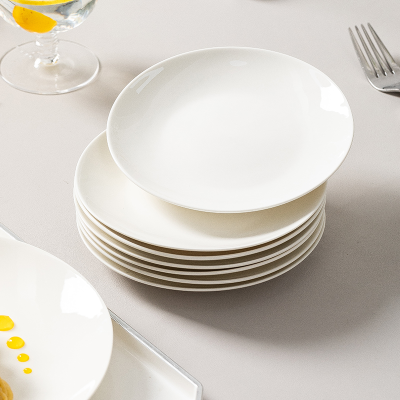 高颜值百搭家用陶瓷浅盘