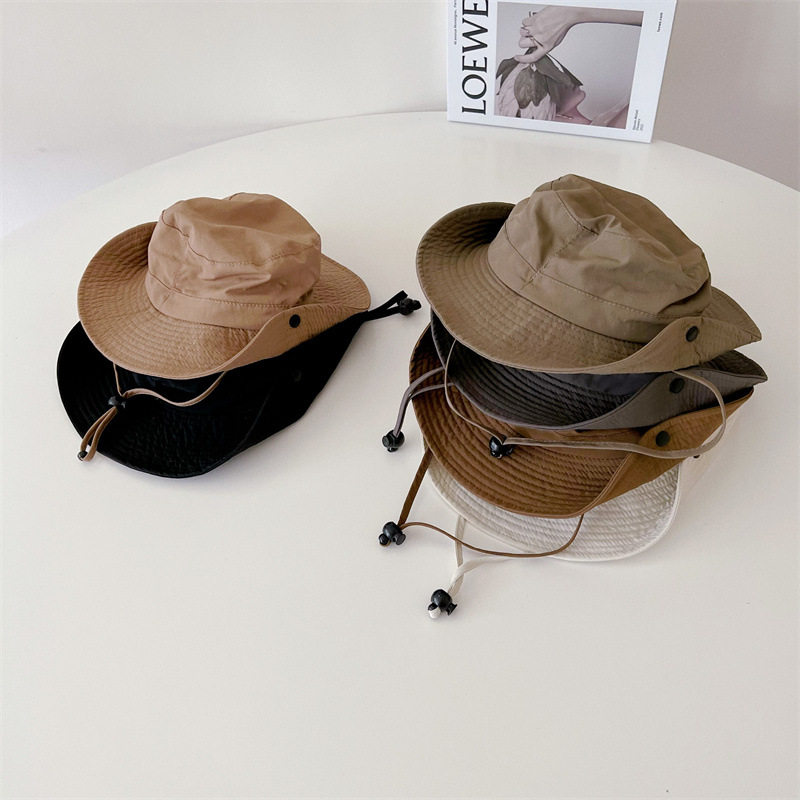 日系复古风儿童户外登山帽男女童夏季防晒渔夫帽子亲子款透气帽子,童装/婴儿装/亲子装,帽子,淘宝优惠券,粉丝福利购,淘宝优惠卷