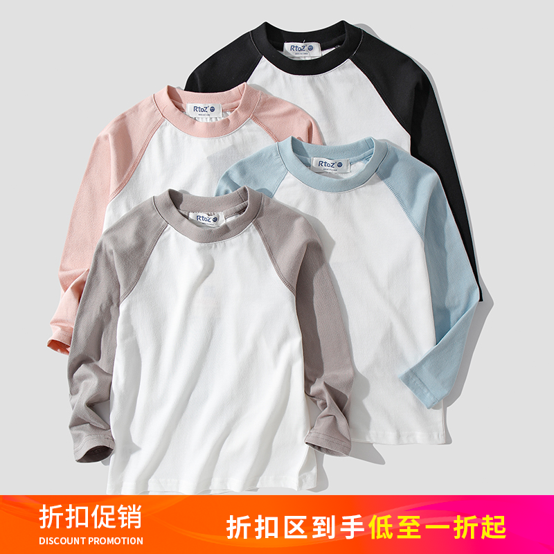 春秋薄款长袖t恤宝宝休闲打底衫