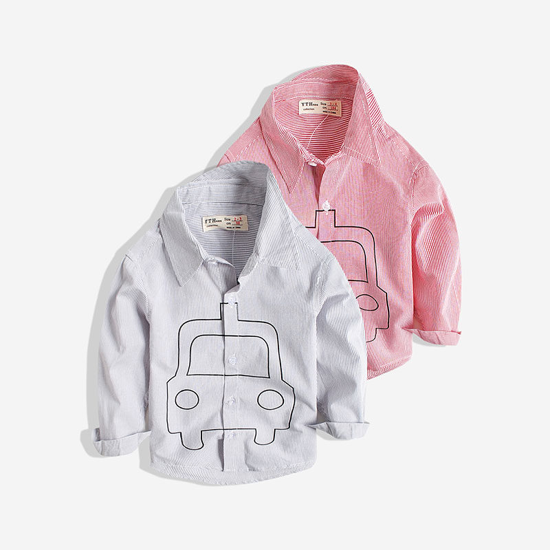 Chemise garcon à manche longue - Ref 2074180 Image 1