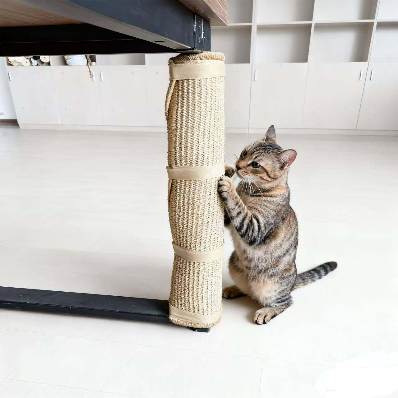 绑桌腿猫抓板剑麻黄麻垫