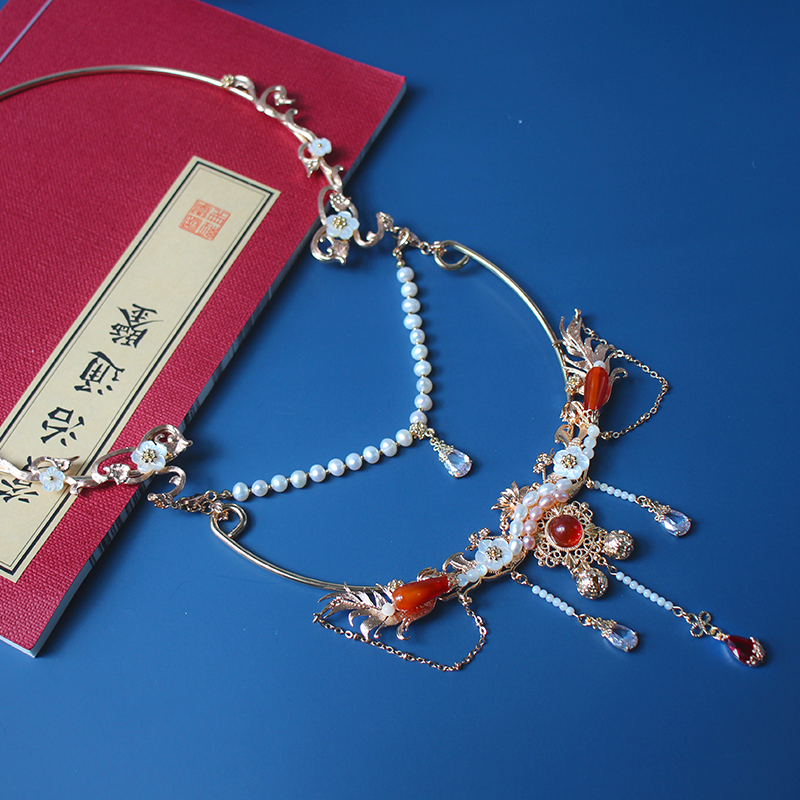 怀瑾稷复古项圈璎珞秀禾婚嫁原创