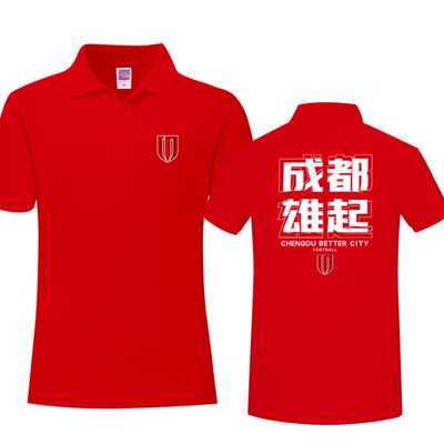 2026川超四川成都德阳泸州德阳自贡攀枝花POLO衫男女翻领短袖T恤