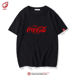 ins港风潮牌圆领体恤衫 2021夏季 t恤男潮流帅气宽松半截袖 短袖 新款