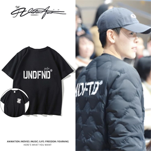 【刺绣】广东女篮杨舒予同款美式刺绣印花短袖T恤男女同款