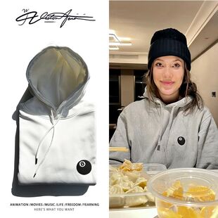 【刺绣】谷爱凌夺冠第五金双层帽里带帽连帽卫衣男女同款运动休闲