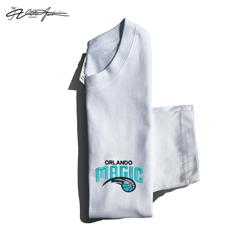 【刺绣】美国篮球联赛奥兰多魔术队刺绣应援长袖T恤打底衫夏季