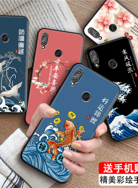 luckrider适用于华为荣耀10青春手机壳hry-al00新款创意磨砂tl00全包防摔honor10lite个性软壳网红hrytl00保
