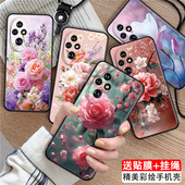 honor200唯美花卉huawei软胶保护套eli luckrider适用于华为荣耀200超好看手机壳 荣誉200新款 an00全包防摔e