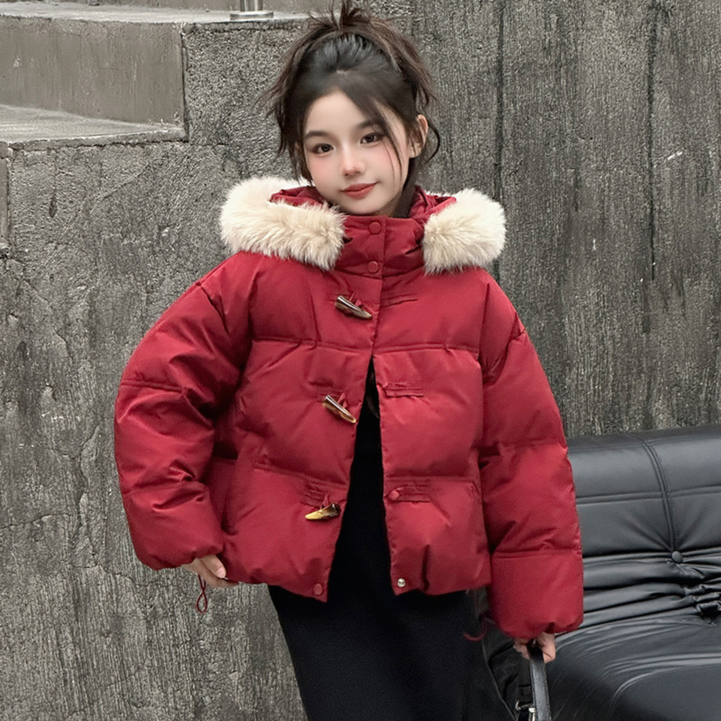 女童棉衣外套冬装2025新款中大童儿童加厚冬季女孩棉袄棉服秋冬款