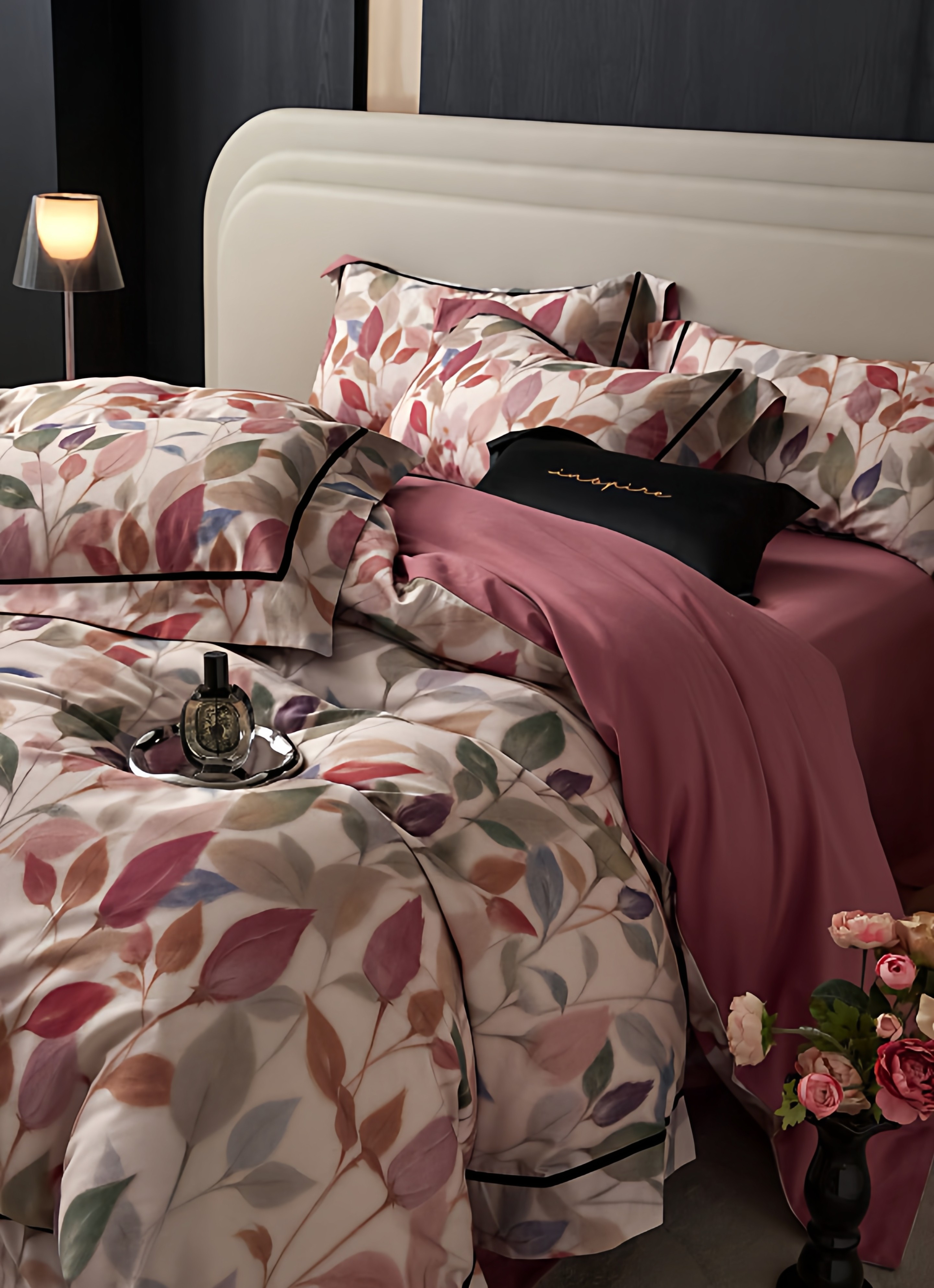 加厚磨毛全棉床上四件套 美式纯棉床单被套床品磨毛加厚加大2米床