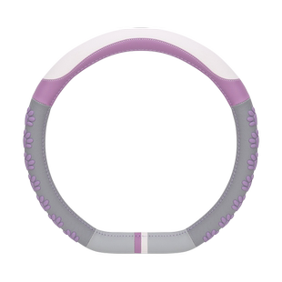 2026新款方向盘套紫色夏季透气防滑可爱女士四季通用汽车把套装饰