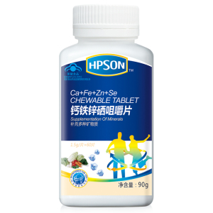 富莱欣 钙铁锌硒咀嚼片 1.5g/片*60片成年人中老年人官方授权正品