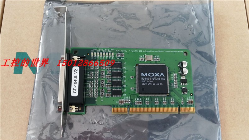 MOXA CP-104UL V2 4port RS-232 Universal low profile PCI Boad