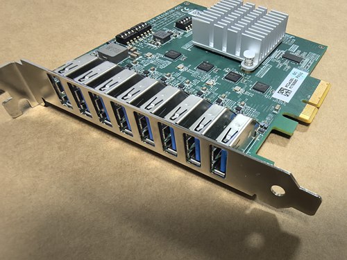 PCIe-U381 8口USB3.0转接卡相机USB3.0视频采集群控扩展卡