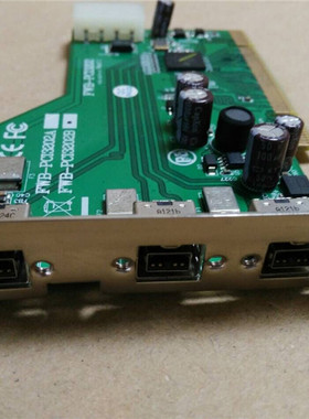 IOI台湾FWB-PCI3202B/A图像采集卡1394B工业PCI转1394A 1394B