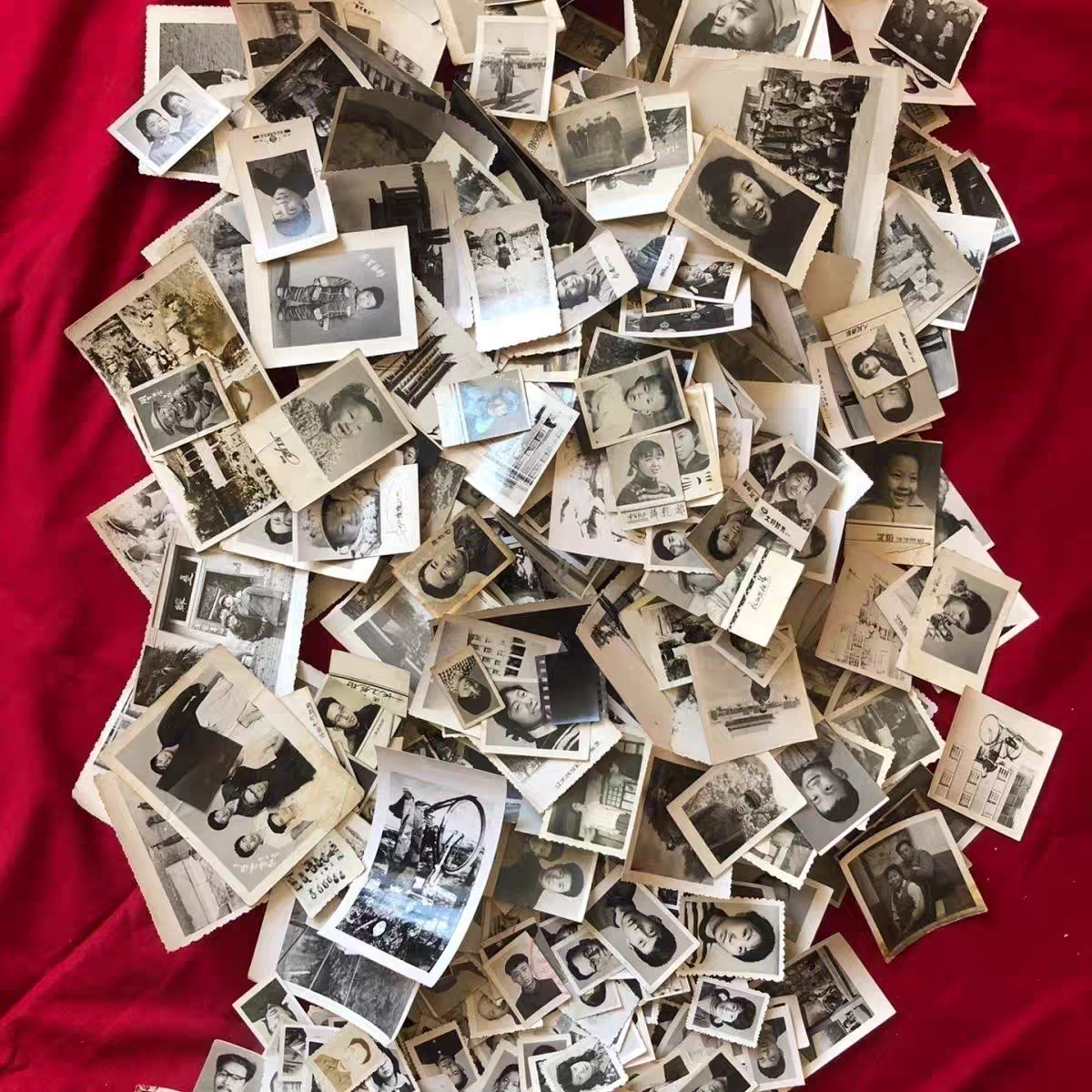 黑白老照片复古装饰道具五六七八十年代怀旧老照片历史人物风景照