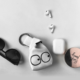 弥与包耳机耳麦线套蓝牙包适用于airpodspro苹果无小大眼睛零钱收