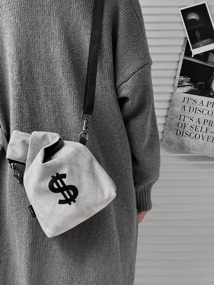 弥与尼money包袋背相机像挽斜挎日式金钱包套结长带门小手袋女