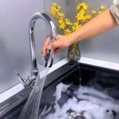 厨房水龙头延伸器多功能防溅起泡器增压花洒刀锋万向通用节水头