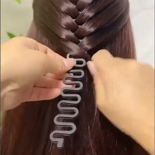 鱼骨辫编发神器鱼骨辫编发器成人儿童通用款三股辫盘发神器麻花