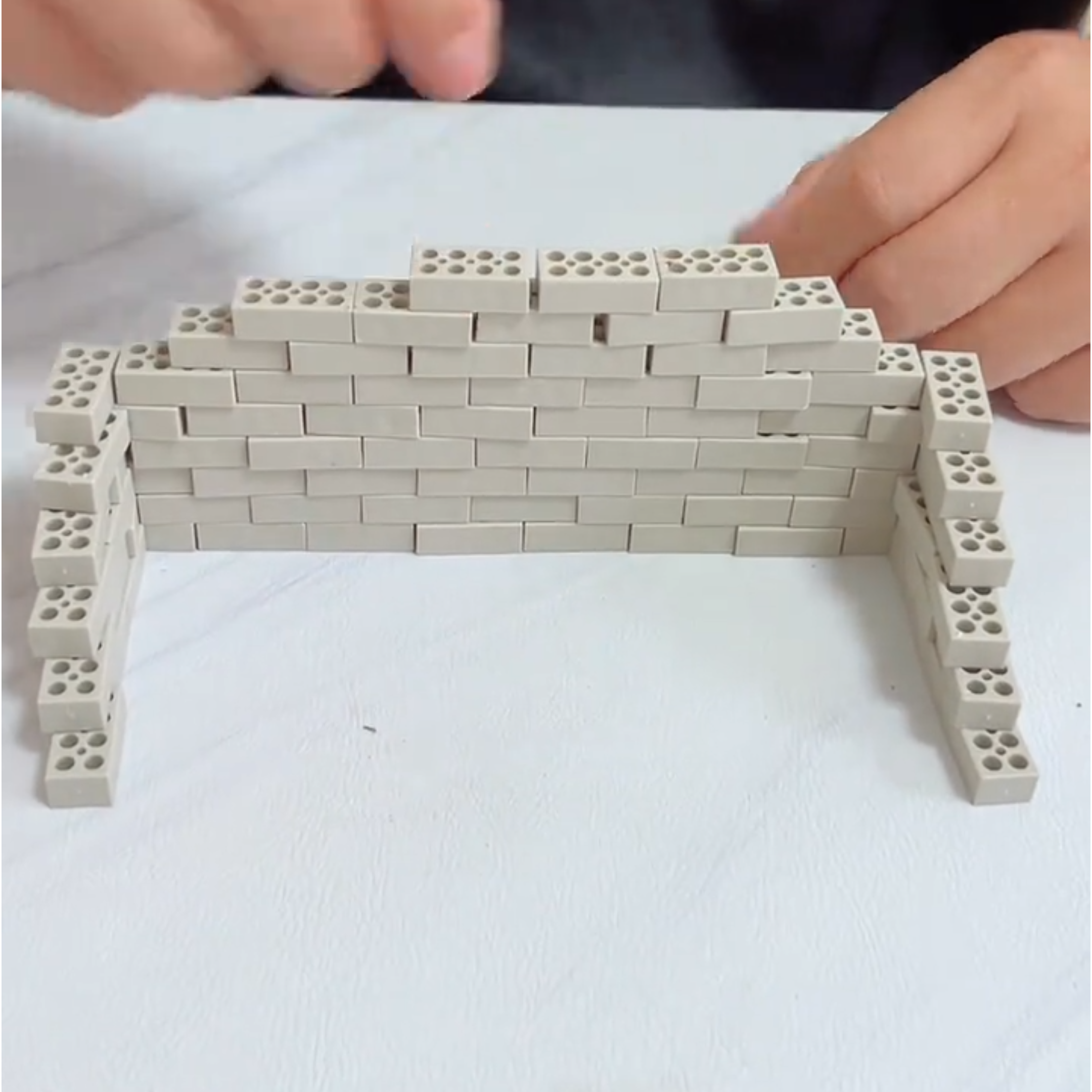 1比35迷你红青砖儿童DIY建筑玩具泥瓦匠盖房子微景观模型套装