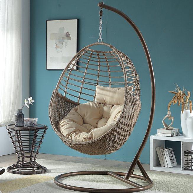 吊篮藤椅家用吊椅卧室吊床户外秋千吊椅阳台藤椅吊篮双人摇篮吊椅