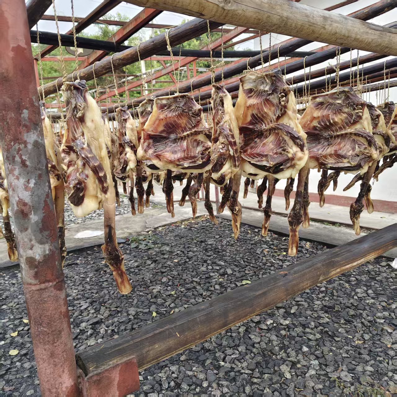 南雄板鸭 板鸭 香肠  牛干腐 梅岭 南雄特产 红梅老肖鹅王