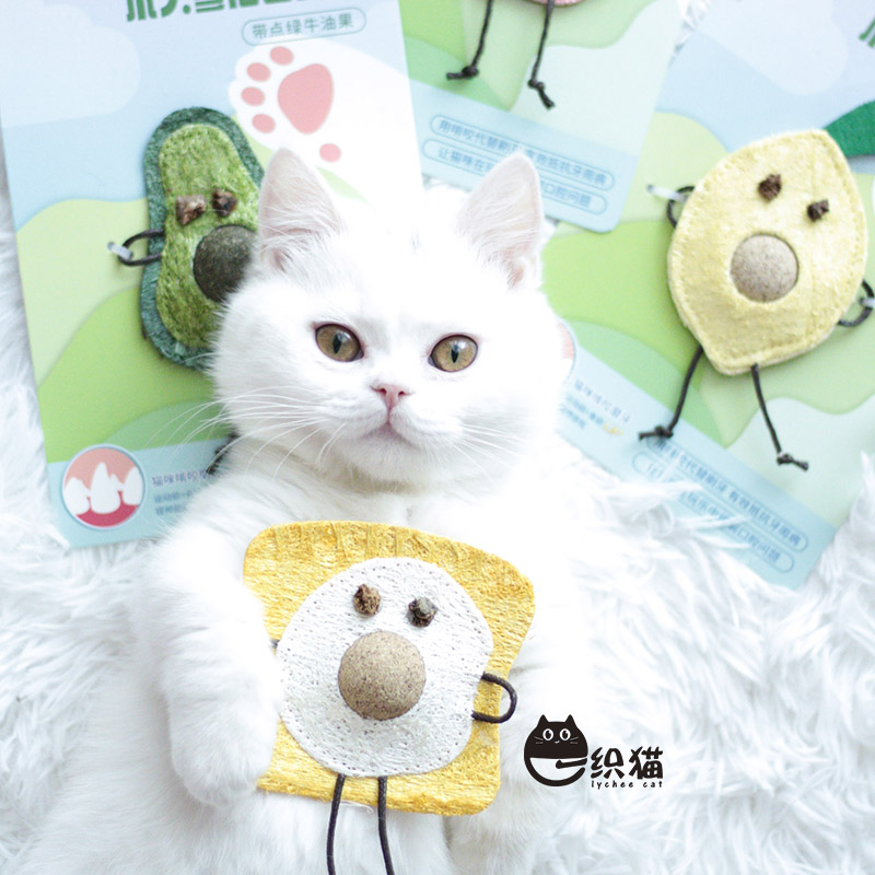 一织猫玩耍快乐洁齿磨牙棒木天蓼