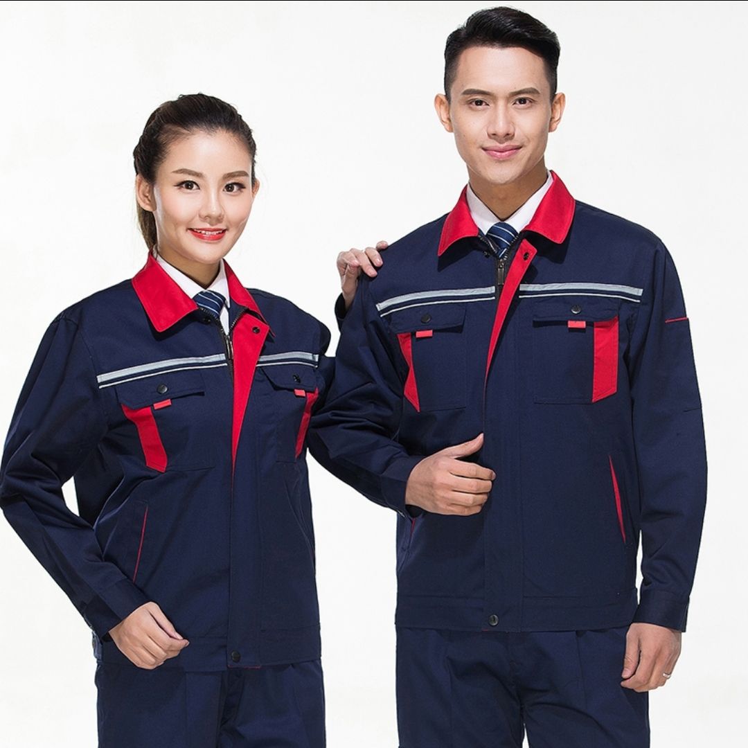春秋耐穿耐磨工作服劳动劳保工作服套装男春季加厚工厂车间汽修女