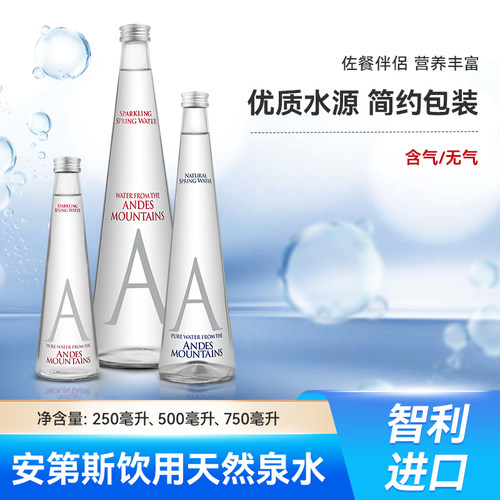 智利进口ANDES安第斯天然矿泉水
